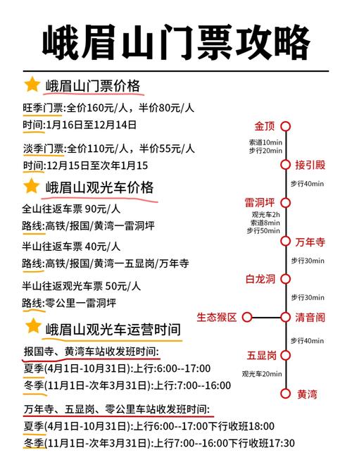 去峨眉山旅游多少钱