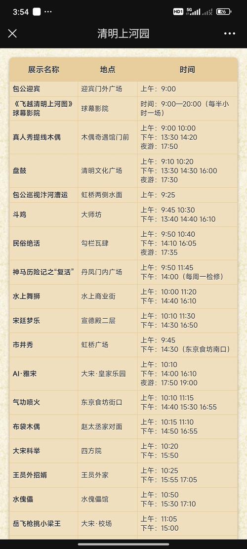 清明上河园,旅游攻略
