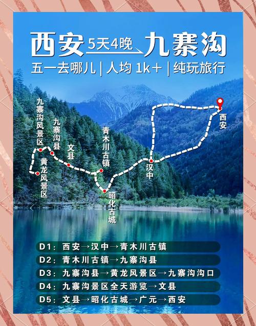 西安到九寨沟5天自驾游攻略