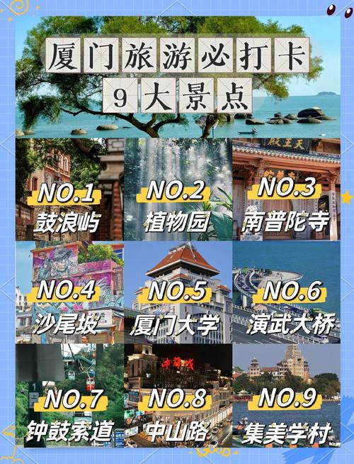 厦门旅游必去的前十景点有哪些?