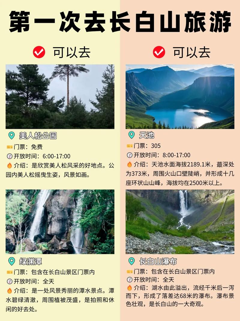 长白山旅游攻略,玩几天最佳行程安排