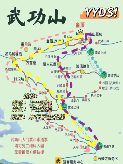 武功山攻略——武功山索道路线