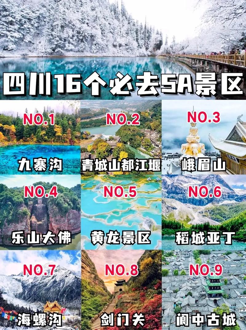 四川最著名的十二个旅游景点