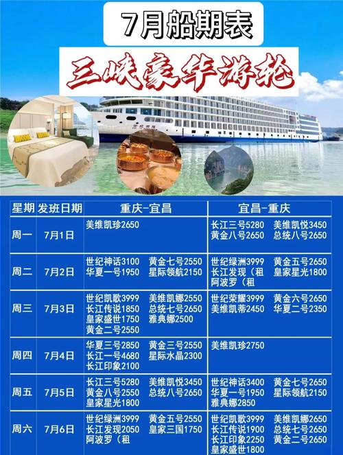 重庆到宜昌游轮三峡游在哪里乘船
