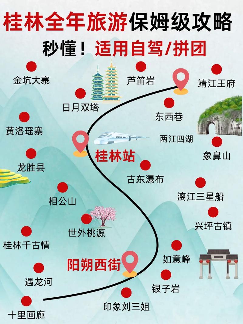 桂林旅游攻略三天两晚自由行百度旅游推荐目的地